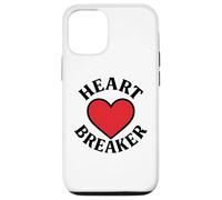 Heart Breaker Retro Cœur Rouge Saint-Valentin Amour Coque pour iPhone 12/12 Pro