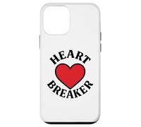Heart Breaker Retro Cœur Rouge Saint-Valentin Amour Coque pour iPhone 12 Mini