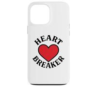 Heart Breaker Retro Cœur Rouge Saint-Valentin Amour Coque pour iPhone 13 Pro Max