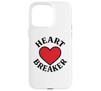 Heart Breaker Retro Cœur Rouge Saint-Valentin Amour Coque pour iPhone 15 Pro Max