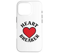Heart Breaker Retro Cœur Rouge Saint-Valentin Amour Coque pour iPhone 16 Pro