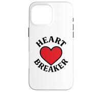 Heart Breaker Retro Cœur Rouge Saint-Valentin Amour Coque pour iPhone 16 Pro Max
