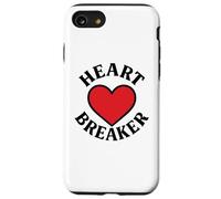 Heart Breaker Retro Cœur Rouge Saint-Valentin Amour Coque pour iPhone SE (2020) / 7/8