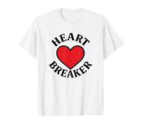 Heart Breaker Retro Cœur Rouge Saint-Valentin Amour T-Shirt