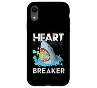 Heart Breaker Shark Shirt Valentine Shark Shirt Valentines Coque pour iPhone XR
