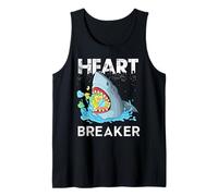 Heart Breaker Shark Shirt Valentine Shark Shirt Valentines Débardeur
