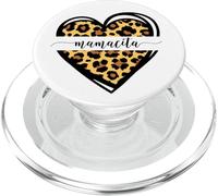 Heart Cheetah Print Mamacita Latina Girl Women PopSockets PopGrip pour MagSafe