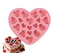 Heart Chocolate Mold - 18 Cavities Silicone | Heart Shaped Baking Mold For Valentine Chocolate Jellies Candy Making Home Decor Party Supplies Birthday Thanksgiving Office School Dormitory Apartment