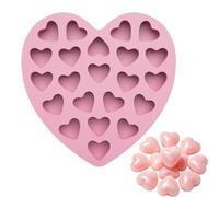 Heart Chocolate Mold Tray, Non Stick Candy Making, Valentine Baking Silicone, Dessert Crafting Tool for Wedding Party Mother Day Home Kitchen Snacks Fudge, Chocolate Candy Mold, Baking Dessert Form