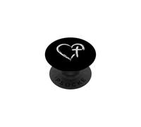 Heart Cross Christian Faith Jesus Love Religious PopSockets PopGrip Adhésif