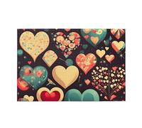 Heart Crush Flower Puzzle en bois pour adulte 1000 pièces pour un festin visuel parfait 1000 pièces