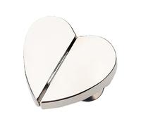 Heart Cur-Tain Magnetic Button, Magnetic Tablecloth Clips, Drapery Closure Magnets, Creative Design, Wide Application, 11g, for Indoor and Outdoor Use