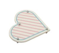 Heart Designs Porte-savon en diatomite hygiénique avec surfaces à séchage rapide Fond robuste avec drainage