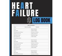 Heart Failure Log Book: Daily Condition Tracker for Recording Weight, Blood Pressure, Heart Rate, Symptoms, Medication Intake, Activity, Sleep Quality, and Personal Notes