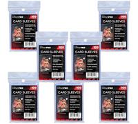 HEART FOR CARDS 7 x 100 pochettes souples Ultra Pro - un total de 700 pochettes UP Pro - Convient à tous les jeux de cartes à collectionner + protection d'expédition Heartforcards®