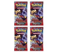 HEART FOR CARDS Pokémon Karmei Viola 10 : Rival de l'Éternel - Pack de 4 Booter Pack Germa - Origial KP10 Exaio Heartforcard Shiig Protectio