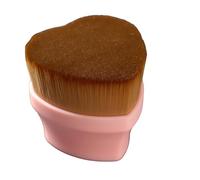 Heart Foundation Blending Brush | Heart Foundation Brush | Small Foundation Brush | Multifonction Foundation Blending Brush Make Up Brush with Box for Liquid, Cream, Concealer, Easy to Carry