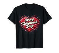 Heart Happy Valentine's Day Love Explosion T-Shirt