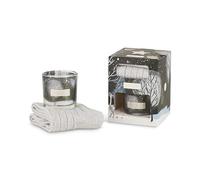 HEART & HOME - Bougie Parfumée à Base de Cire Naturelle de Soja pour la Maison - Coffret Cadeau Bougie 90gr Nuit étoilée et Paire de Chaussettes - Cadeau, Décoration et Parfum pour la Maison