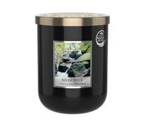 HEART & HOME - Bougie parfumée à base de cire naturelle de soja pour la maison - Grande Jarre Eau vive et sous-bois - Durée de combustion 75h - Cadeau, décoration et parfum pour la maison