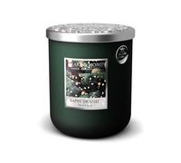 HEART & HOME - Bougie Parfumée à Base de Cire Naturelle de Soja pour la Maison - Grande jarre Sapin de noël - Durée de combustion 75h - Cadeau, Décoration et Parfum pour la Maison - Pot en verre