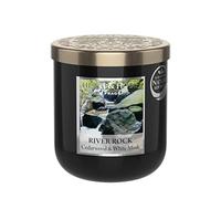 Bougie Heart and Home Petite jarre Eau vive et sous-bois Noir