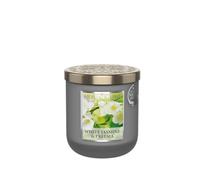 Petite Jarre Bougie à la cire de soja - Freesia et Jasmin Blanc - Durée de combustion jusqu'à 30 heures