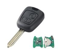 Heart Horse 433MHz Coque Clé de Voiture Télécommande, Boitier Clef de 2 Boutons Télécommande Coque de Clé Rechange pour Citroen Xsara Picasso Berlingo C2 C3 C4 Telecommande avec ID46 Chip SX9 Lame