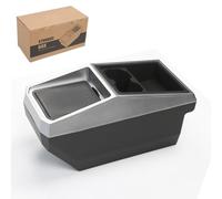 Heart Horse Boîte de rangement multifonction pour console de sol compatible avec Tesla Cybertruck 2024 2025, ABS + silicone pour accessoires d'intérieur Cybertruck