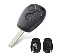 Heart Horse Coque Clé de Télécommande pour Voiture Renault 3 Boutons Compatible pour Clio Scenic Twingo Kangoo Modus Dacia Laguna Megane Logan Espace Coque Clé avec VA2 Lame