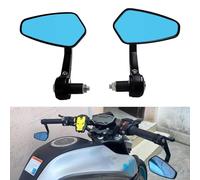 Heart Horse Retroviseur Moto Embout de Guidon pour Kawasaki Z750 Z1000 Scooter, Retro Retroviseur de Guidon Moto Yamaha MT03 MT09 FZ1 FZ6, Anti-Glare 7/8" 22mm Rétroviseurs Moto Guidon Latéraux
