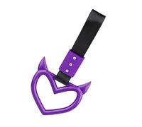 Heart J.D.M Tsurikawas Ring - Devil Heart en Forme Coeur J.D.M Tsurikawas Strap HANDE Charge | Poignée de Bus de Train de métro décoratif, dérive de la Sangle de Charme de Charme dérive Facile