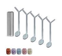 Heart Magnet for Cat Eye Gel Polish, Heart Cat Eye Magnet for Nails, High Quality Nail Art Kit, with Y-Shaped Guide,Professional Nail Magnets Sticks for Nails Art Salon,Home (5Pcs+1 Magnet)