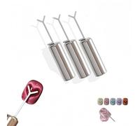 Heart Magnet for Cat Eye Gel Polish, Heart Cat Eye Magnet for Nails, Magnetic Nail Art Tool Setmagnet Sticks With Y-Shaped Guide For Nails, Diy Manicure Kit,Home