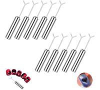 Heart Magnet for Cat Eye Gel Polish, Heart Magnet For Nails, 5-Pack Magnetic Nail Art Kits with Y-Shaped Guide, Create Stunning Heart & Line Designs for DIY Home and Salon Manicures (10 Pcs)