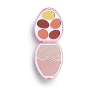 Heart Makeup I Heart Revolution Palette d'Oeufs de Pâques pour Le Visage et Les Ombres Coffret de Maquillage pour Le Visage Flamingo