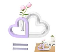 Heart Mold Propagation Station - Moule En Silicone Pour Vase En Forme De Cœur | Moule En Silicone En Forme De Cœur Romantique, Moule En Forme De Cœur Pour Vase En Résine, Moule En Silicone En Forme De