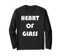 Heart of Glass des années 80 Manche Longue