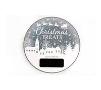 Heart of the home - Calendrier de l'Avent rond Christmas Ice - Argent - Noël givré Argent G
