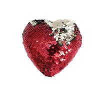 Heart of the home Déco pour Sapin de Noël en Sequin Coeur - Rouge