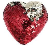 Heart of the home - Décoration pour sapin de Noël en sequin Coeur - Rouge - Un Noël design Rouge G
