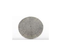 Heart of the home - Lot 6x Set de table design perles Alix - Diam. 30 cm - Argent - Alix