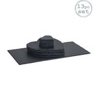 Heart Placemats - 6 coasters, 6 tableaux de table