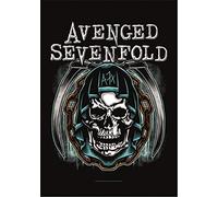 Heart Rock - Drapeau Avenged Sevenfold Holy Reaper, qualité italienne, matériaux résistants et couleurs vives - Fabriqué en Italie [100% polyester - 110 x 75 cm]
