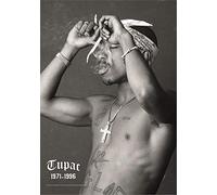 Heart Rock Drapeau Original « 2Pac Smoke » en Tissu, Multicolore, 110 x 75 x 0,1 cm