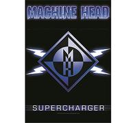 Heart Rock Drapeau Original Machine Head Supercharger, Tissu, Multicolore, 110 x 75 x 0,1 cm