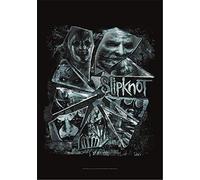 Heart Rock Drapeau Original Slipknot Broken Glass, Tissu, Multicolore, 110 x 75 x 0,1 cm