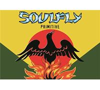 Heart Rock Drapeau original Soulfly Primitive, tissu, multicolore, 110 x 75 x 0,1 cm