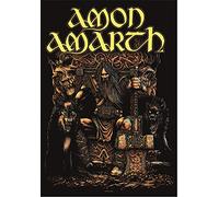 Heart Rock Licensed Drapeau Amon Amarth - Thor, Tissu, Multicolore, 110 x 75 x 0,1 cm