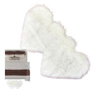 Heart Rug - Polyester, 27.56x13.78x0.79in Carpet Doormat Plush Soft Comfort | Easy-Clean Romantic Floor Accent, Floor Mat for Entryways, Living Rooms, Bedrooms, Valentine’s Day Decor